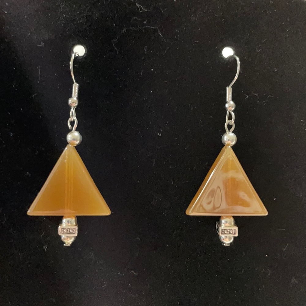 Geometric dangle earrings